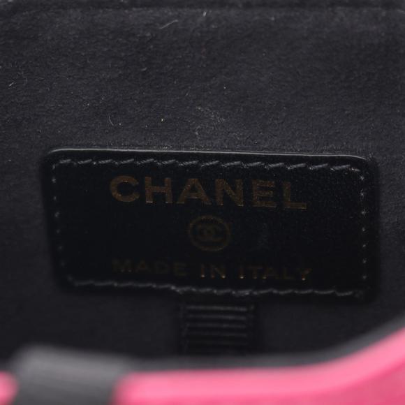 CHANEL Phone Holder Shoulder Bag Pink Multicolor - Picture 4 of 8